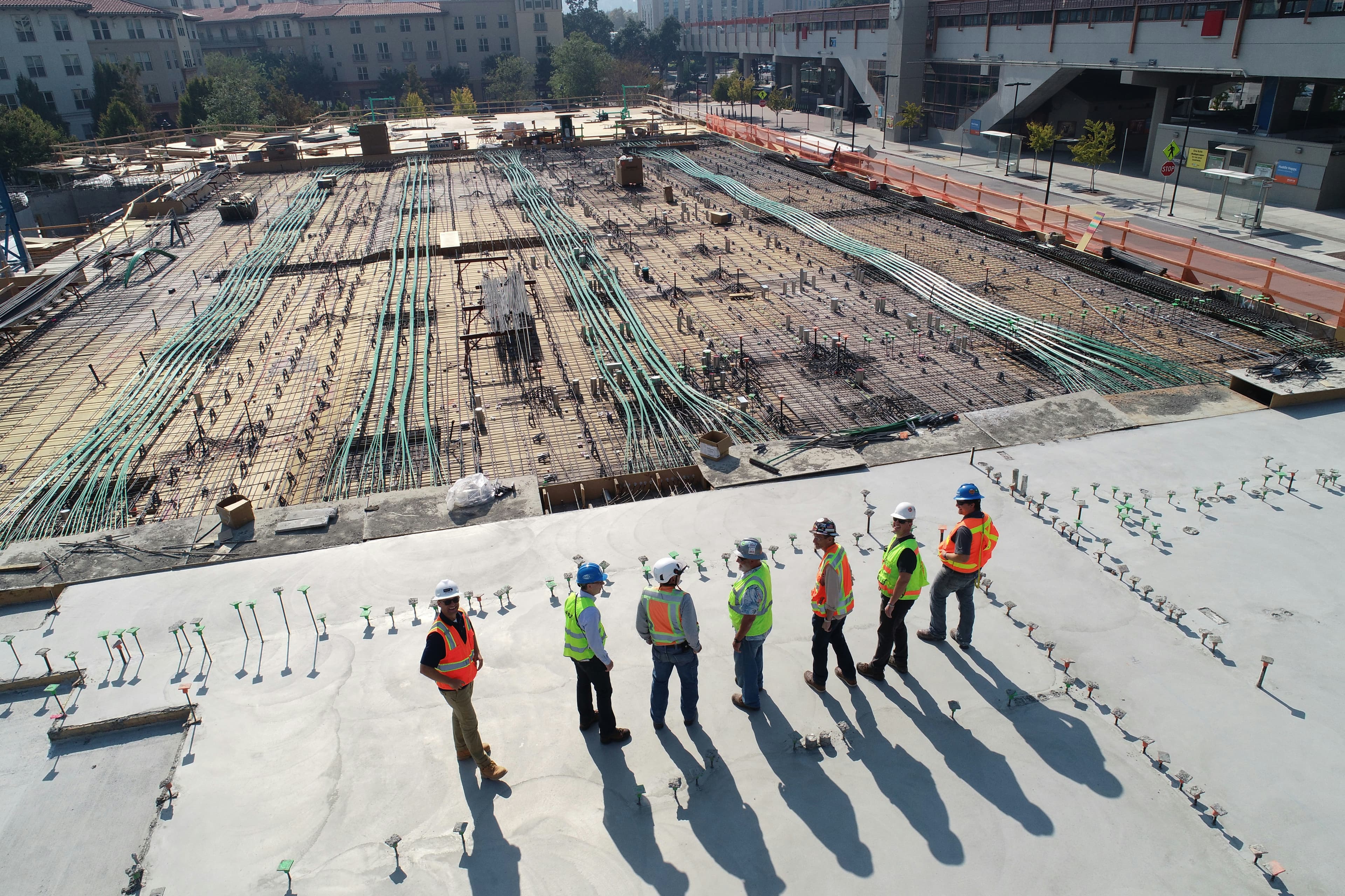 Image of construction workers at a construction site.